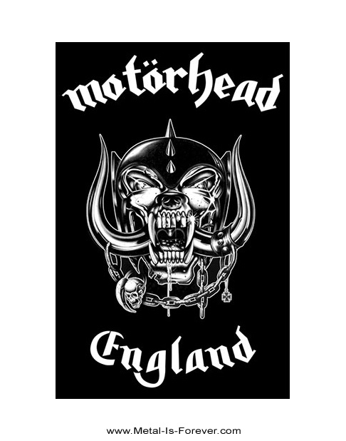 MOTORHEAD -モーターヘッド- ENGLAND 「イングランド」 布製