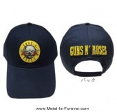 GUNS N' ROSES -���󥺡�����ɡ���������- CIRCLE LOGO �֥������롦������ �١����ܡ��륭��åסʥͥ��ӡ����֥롼��