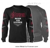 SAXON -- DENIM AND LEATHER ֥ǥ˥ࡦɡ쥶 ĹµT