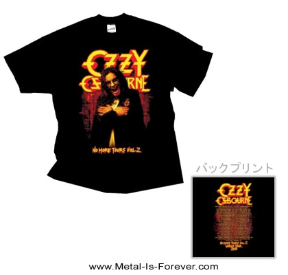 Ozzy Osbourne オジーオズボーン　ノーモアツアーズ2 Tシャツ Amazon | Ozzy Osbourne – No More Tours 2 Tシャツ | Tシャツ