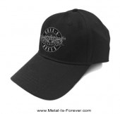 GUNS N' ROSES -���󥺡�����ɡ���������- WHITE CIRCLE LOGO �֥ۥ磻�ȡ��������롦������ �١����ܡ��륭��å�