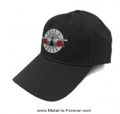 GUNS N' ROSES -���󥺡�����ɡ���������- SILVER CIRCLE LOGO �֥���С����������롦������ �١����ܡ��륭��å�