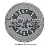 GUNS N' ROSES (���󥺡�����ɡ���������) WHITE CIRCLE LOGO �֥ۥ磻�ȡ��������롦������ ��åڥ�