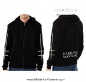 新品 マリリンマンソン インダストリアル ゴス ゴシック ロックバンド パーカー MARILYN MANSON (マリリン・マンソン)パーカー 公式商品一覧 METAL IS