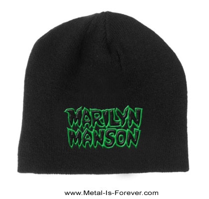 Marilyn Manson マリリン マンソン Logo ロゴ ニットキャップ メタルｔシャツショップmetal Is Forever