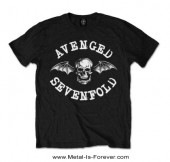 AVENGED SEVENFOLD (�������󥸥ɡ�������ե������) CLASSIC DEATHBAT �֥��饷�å����ǥ��Хåȡ� ���å� �ԥ����