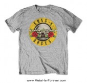 GUNS N' ROSES (���󥺡�����ɡ���������) CLASSIC LOGO �֥��饷�å��������� ���å� �ԥ���ġʥإ��������졼��