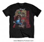 GUNS N' ROSES (���󥺡�����ɡ���������) STACKED SKULLS �֥����å���������� �ĥ��� �ԥ����