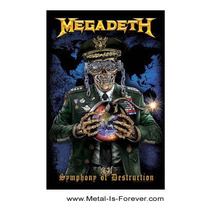 メガデス　Megadeth　未使用　ポスター　非売品　スラッシュメタル　メタル MEGADETH (メガデス) SYMPHONY OF DESTRUCTION 「狂乱のシンフォニー