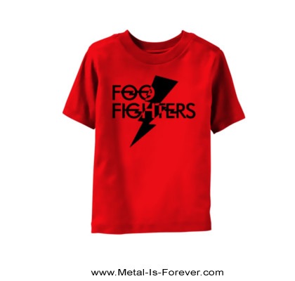 Foo Fighters フー ファイターズ Logo ロゴ キッズtシャツ 赤 メタルｔシャツショップmetal Is Forever