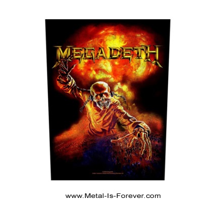 MEGADETH (メガデス) NUCLEAR 「ニュークリア」 バックパッチ｜メタルT 