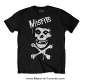 人気☆ミスフィッツ 両面 ビッグプリント カットソー ロンＴ M 黒赤 人気☆ミスフィッツ 両面 ビッグプリント カットソー ロンT M