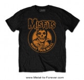 MISFITS (�ߥ��ե��å�) WANT YOUR SKULL �֥�����ȡ��楢��������� T�����