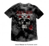 GUNS N' ROSES (���󥺡�����ɡ���������) FLOWER SKULL �֥ե���������� �ʤ�����T�����