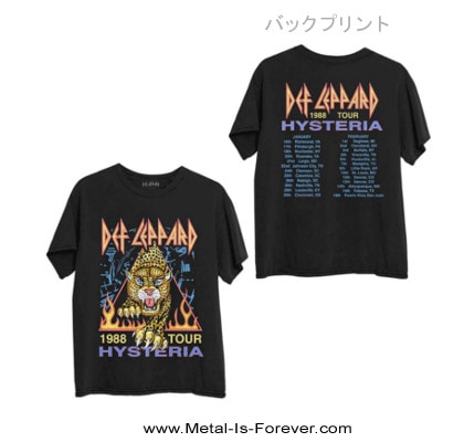 超激レア80'S Def Leppard hysteriaツアーtシャツ