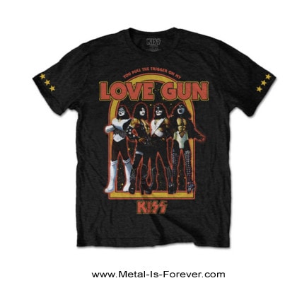 KISS (キッス) Love Gun 「ラヴ・ガン」 スターズ Tシャツ