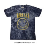 NIRVANA (�˥��������) Smiley Blue Stroke �֥��ޥ��뎥�֥롼�����ȥ������� T����ġʹʤ������