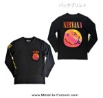 NIRVANA (�˥��������) Gradient Happy Face �֥���ǥ�����ȡ��ϥåԡ����ե������� ĹµT�����