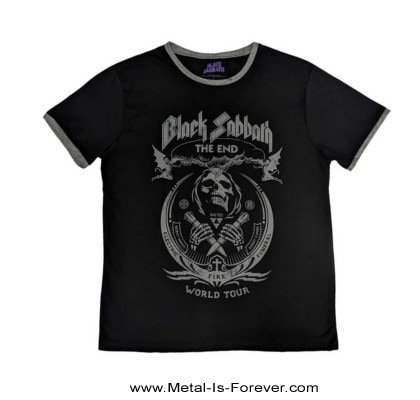 ビンテージパックマン フェイドブラックTシャツ BLACK SABBATH (ブラック・サバス) The End Mushroom Cloud 「ジ