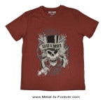 GUNS N' ROSES (���󥺡�����ɡ���������) Faded Skull �֥ե����ǥåɡ�������� T����ġ��֡�