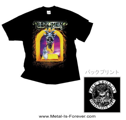 TESTAMENT (テスタメント) The Legacy 「レガシー」 Tシャツ｜メタルT 