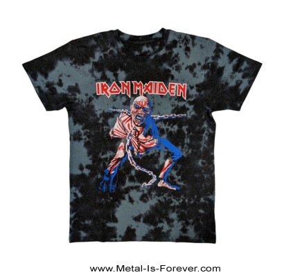 一点物 IRON MAIDEN アイアン・メイデン タイダイ染め Tシャツ IRON MAIDEN (アイアン・メイデン) Piece of Mind 「頭脳改革」 T