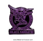 BLACK SABBATH (֥åХ) Purple Text Logo & Daemon ֥ѡץ롦ƥȡɡǡ ԥХå