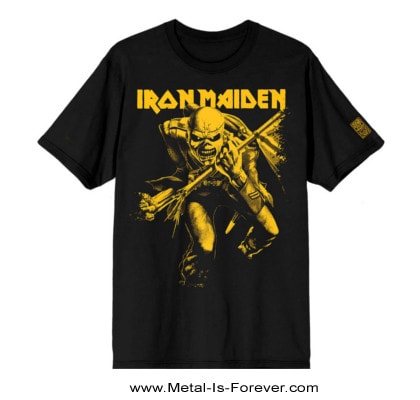 IRON MAIDEN (アイアン・メイデン) 50 Trooper Crop yellow 「50周年