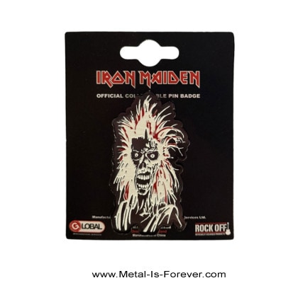 アイアンメイデン　メタル　ピンバッジ Iron Maiden メタルピンバッジ アイアン・メイデン Number Of