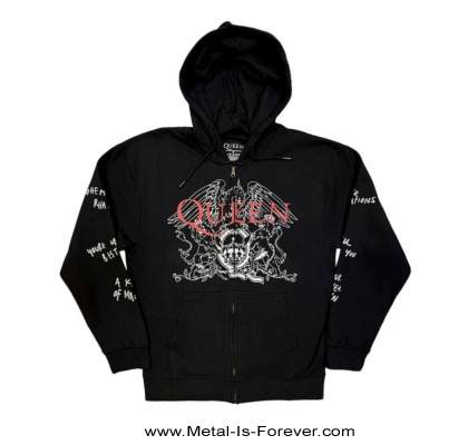 QUEEN クイーン ロジャー・テイラー パーカー L QUEEN (クイーン) Logo & Crest Outline 「ロゴ・アンド・クレスト