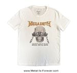 MEGADETH (メガデス) Speed Metal 「スピード・メタル」 Tシャツ（白）