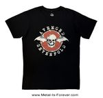 AVENGED SEVENFOLD (�������󥸥ɡ�������ե������) Deathbat Red Circle�֥ǥ��Хåȡ���åɡ���������� �����ܥ� T�����