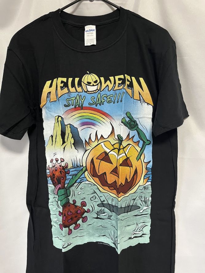 在庫有り】HELLOWEEN (ハロウィン) Corona 「コロナ」 Tシャツ Mサイズ