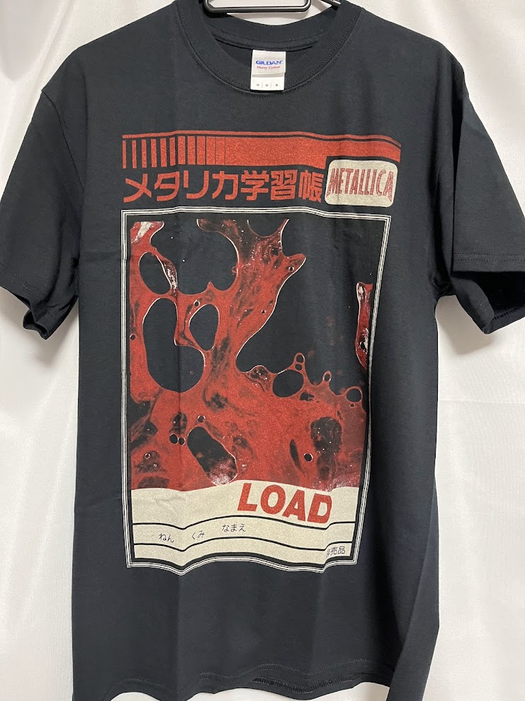 在庫有り】METALLICA (メタリカ) 「メタリカ学習帳」 Tシャツ Mサイズ