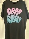�ں߸ˤ����DEEP PURPLE (�ǥ����ס��ѡ��ץ�) Bubble Logo �֥Х֥뎥������ T����� M��������L������������