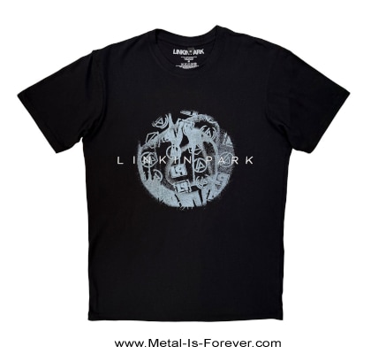 リンキン パーク ＴシャツM ブラック コピーライト　LINKIN PARK LINKIN PARK (リンキン・パーク) Logo Blur 「ロゴ・ブラー」 カーボン