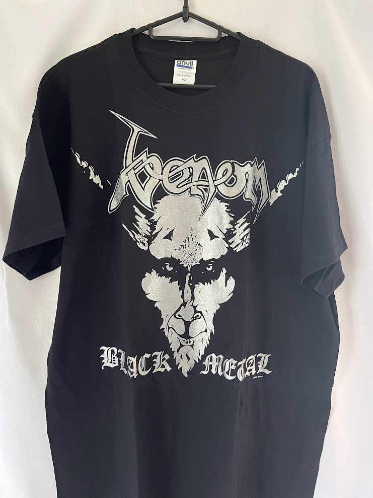 在庫あり】VENOM (ヴェノム) Black Metal 「ブラック・メタル」 T