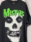 �ں߸ˤ����MISFITS (�ߥ��ե��å�) GLOW JUREK SKULL �֥������������å���������� T����� XXL������