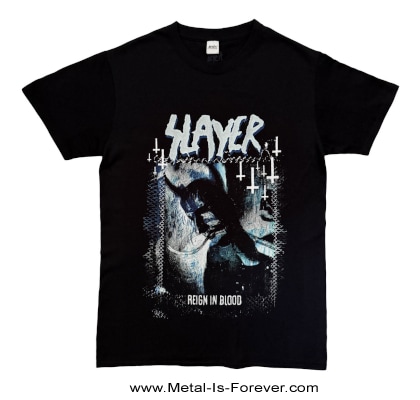 セール★Slayer ツアー Tシャツ スレイヤー メタル Mサイズ SLAYER (スレイヤー) Horned Cool Tone Reign In Blood「ホーン