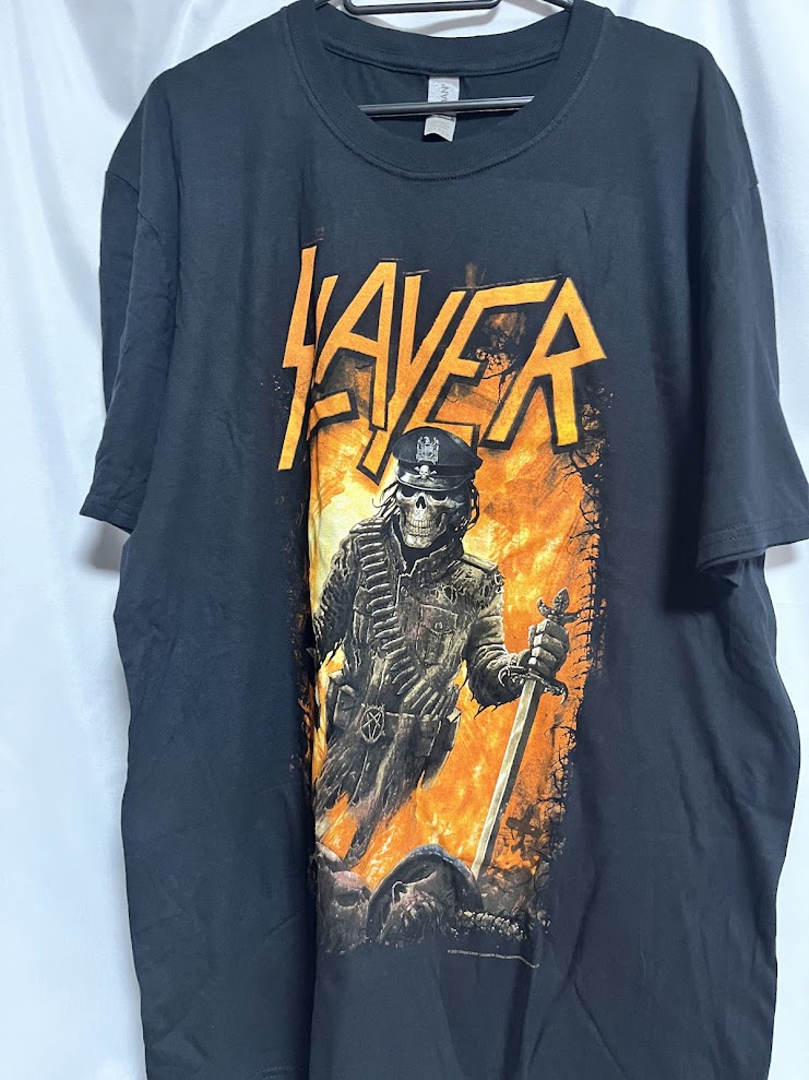 スレイヤーSlayerバンドT 2004 オフィシャルTシャツ スラッシュメタル 在庫あり】SLAYER (スレイヤー) AFTERMATH 「アフターマス」 Tシャツ L