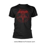 VENOM (�����Υ�) Baphomet Pentagram �֥Хե���åȡ��ڥ󥿥����ץ�å� T�����