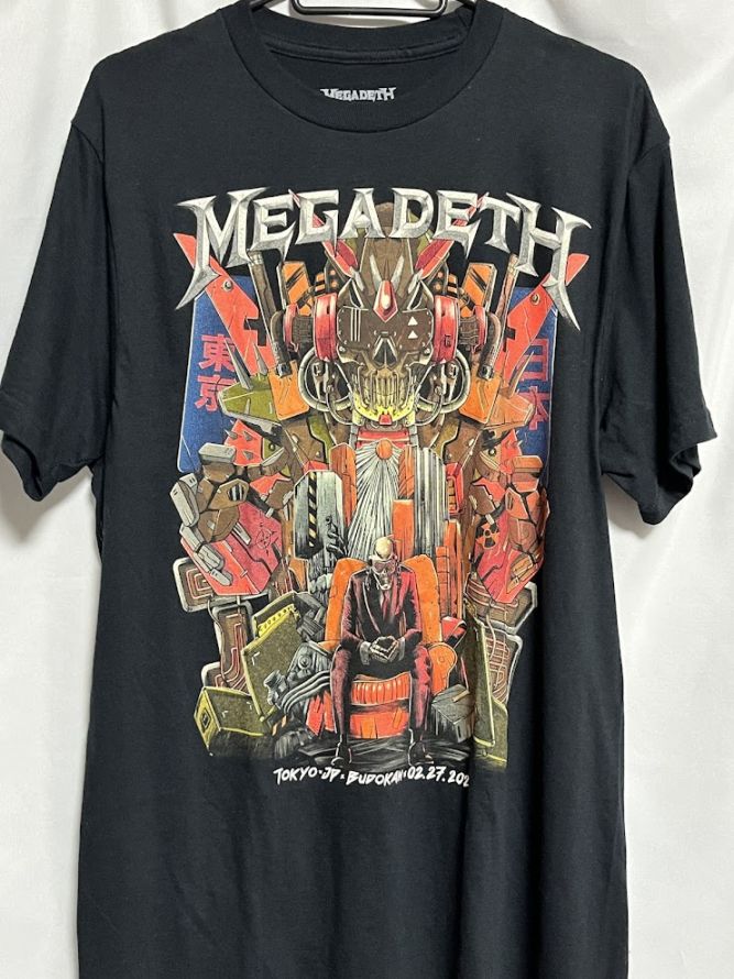 デイヴ・ムステイン　ソロTシャツ　Lサイズ　メガデス　MEGADETH 在庫有り】MEGADETH (メガデス) BUDOKAN 2023 「武道館・2023」 T