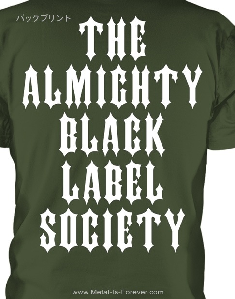 Black Label Society ブラック レーベル ソサイアティ The Almighty ジ オールマイティー Tシャツ カーキ メタルｔシャツショップmetal Is Forever
