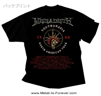 MEGADETH (ᥬǥ) Youthanasia ֥桼ͥ1995ǯƥĥ T