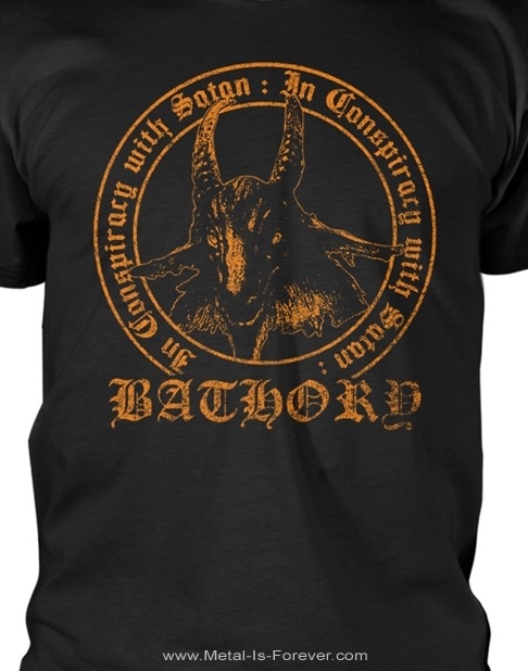 BATHORY (�Х��꡼) In Conspiracy With Satan �֥��󡦥��󥹥ԥ饷������������������� T�����