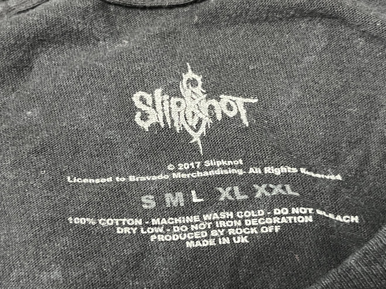 �ں߸ˤ����SLIPKNOT (����åץΥå�) LOGO STAR �ֶ������� �ԥ���� L�������ڥ��쥯�����������ƥ��