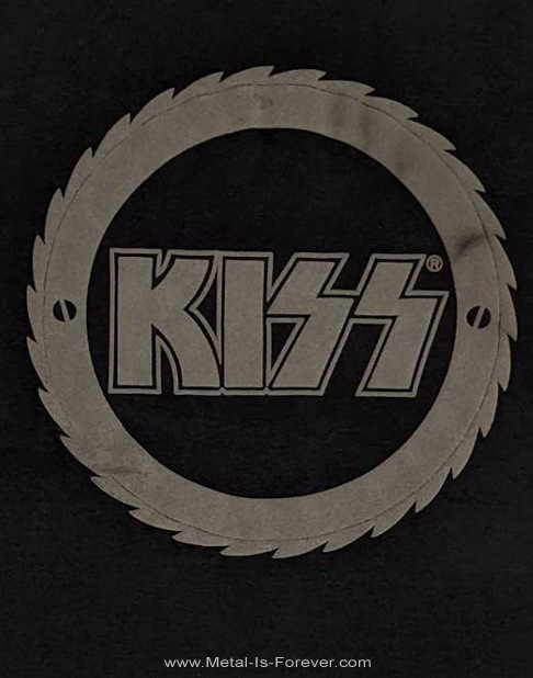KISS (���å�) Buzzsaw Logo �֥Х������������� �ԥ���ġʥϥ��ӥ�ɡ�