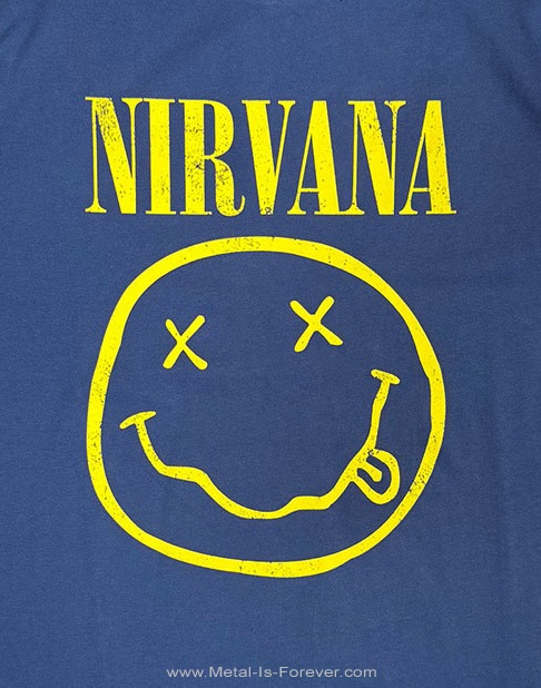 NIRVANA (�˥��������) Yellow Happy Face �֥����������ϥåԡ����ե������� �쥤�䡼��ĹµT�����