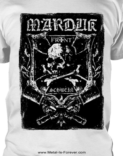 MARDUK (�ޥ�ɥ���/�ޡ����å�) FRONTSCHWEIN �֥ե���ȥ����������� T����ġ����