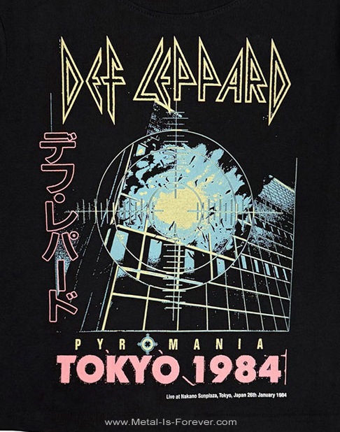 DEF LEPPARD (ǥաѡ) Pyromania ֱΥåȡ TOKYO 1984  ǥ åץȥå ԥ